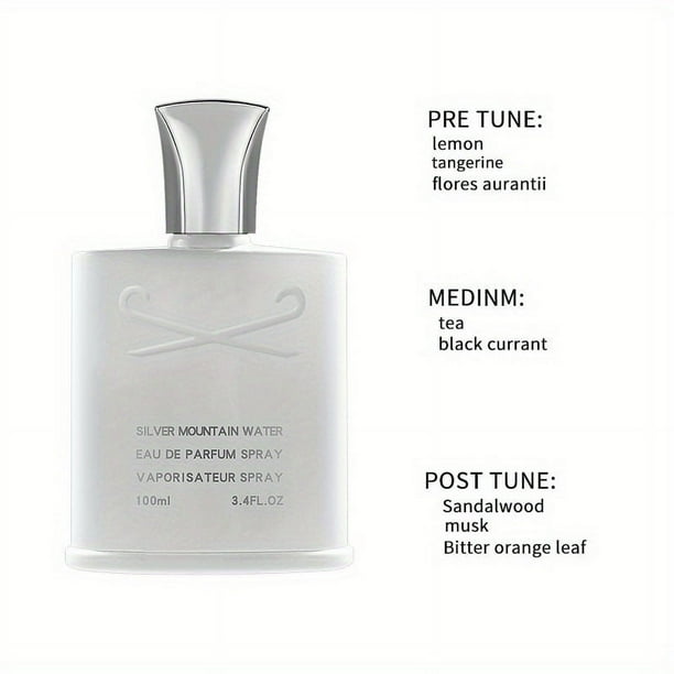Silver Mountain Spring Perfume Spray: Refreshing Fruity Scent for Men - Perfect for Dating, Parties & Gifts!
