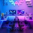 thumbnail image 6 of Mr IRONSTONE 51 inch L Shaped Gaming Desk with LED Lights, Corner Computer Desk for Home Office, Black Writing Workstation with Large Monitor Stand, Easy to Assemble, 6 of 7