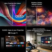 TCL 85 Q Series QLED 4K UHD HDR Smart Google TV (NEW 2025) - Dolby Vision, Dolby Atmos, Motion Rate 240, HDR 10+, Auto Game Mode - 85Q51K