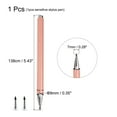 thumbnail image 2 of Unique Bargains Stylus Pens for Touch Screens Magnetic 2 Fine Point Disc Universal Capacitive Pen Sensitivity, Gold, 2 of 7