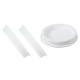 thumbnail image 1 of Uxcell 3 Pcs Tapón de Silicona en Forma de T, Diámetro 120 mm/4.72 Pulgadas, Tapón de Silicona Reutilizable Impermeable, Tapón Redondo de Sellado para Equipos de Tuberías, Blanco, 1 of 7