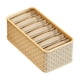 thumbnail image 2 of Organizador de Cajones Beige para Ropa Interior y Calcetines, Caja de Almacenamiento Multifuncional con Compartimentos Divididos, Diseño Plegable de Tela No Tejida para Cómoda o Armario., 2 of 6