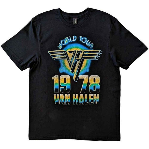 Van Halen Unisex T-Shirt: World Tour '78 (Large)