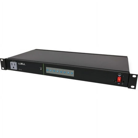 Luxul PDU 8 9-Outlet Intelligent Network Power Distribution Unit