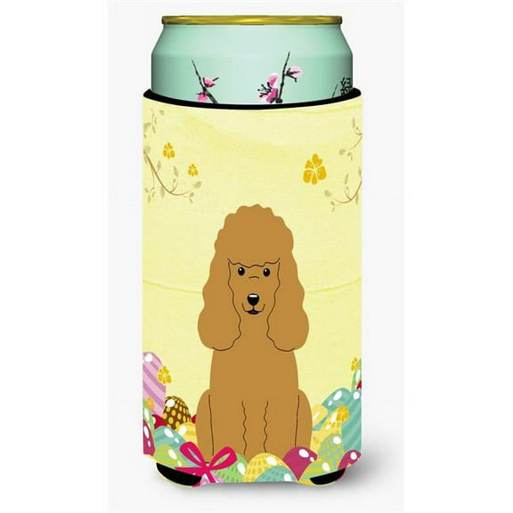 Carolines Treasures BB6069TBC Easter Eggs Poodle Tan Tall Boy Beverage Insulator Hugger