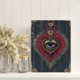 thumbnail image 2 of UXIEQU Mystical Eye Heart Canvas Wall Art 15.75x11.81 Inches, 2 of 8