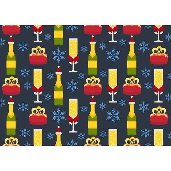 New Years Eve Chocolate Transfer Sheet, by Tnct.