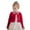 Red, variant on Tween Girls Sweaters Soft Knit Cardigan With Floral Beaded Open Front Coat Clothes White Size 11-12T