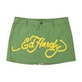 thumbnail image 2 of Ed Hardy LKS Heart Skirt - EHW6200-3 (Olive, M), 2 of 2