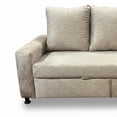 thumbnail image 3 of Sofá cama modeno alta comodidad 2 Cuerpos Beige Melody Reinicia 21 muebles, 3 of 6