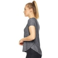 thumbnail image 4 of Expert Brand Women's Airstretch Lite Breeze Tee T-Shirt, Heather Black, Small, 4 of 5