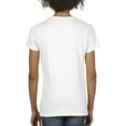 thumbnail image 2 of Gildan Women's Short Sleeve V Neck T-Shirt for Crafting - White, Size S, Soft Cotton, Classic Fit, 1-Pack Blank Tee, 2 of 6