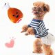 thumbnail image 3 of Cachorro perro pollo pierna felpa chirrido masticar juguete interactivo mascota juguetes regalo marrón talla única TUNC Sencillez, 3 of 5