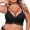 Black, variant on Darzheoy Women Fashion Sexy Bandeau Bra Wire Free Underwear Plus Size Together Everyday Bras Yoga Sports Bras for Women 100D