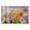 White Frame, variant on Expressed in Petals II Shadowbox Print Colorful Floral Art by Art Remedy, White Frame, 15 x 10