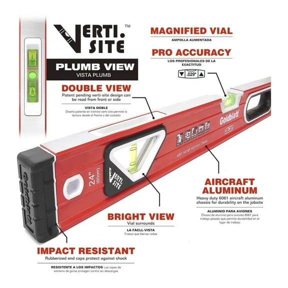 GOLDBLATT, G09003, GB 36IN Box Beam Level