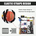 thumbnail image 5 of Mythinglogic Garage Sports Equipment Storage, 2 Golf Bag Storage Rack, Garage Ball Organizer Rack, 5 of 6