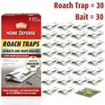 Ortho Home Defense Roach Trap with Bait Tablets, Cockroach Killer, 30