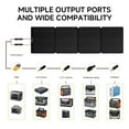 thumbnail image 4 of ALLPOWERS SOLAX SE200 200W Monocrystalline Portable Solar Panel, IP68 Waterproof, High-Efficiency for Power Stations, RVs, Camping, Off-Grid & Emergency Charging, 4 of 9