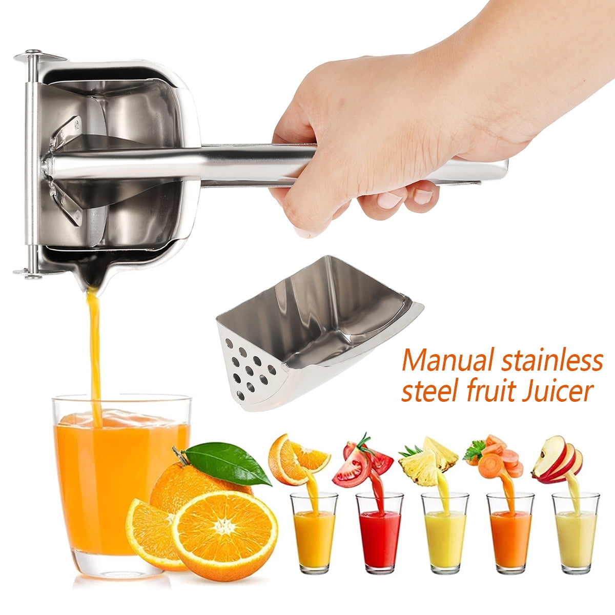 Manual Lemon Squeezer Heavy Duty Juice Extractor Press Lime Citrus Fruit Juicer 