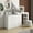 White with 7 Drawers, variant on HICOMILA Makeup Vanity with Set, Makeup Table with Charaging Station, Dressing Table with 4 Drawers，Walnut