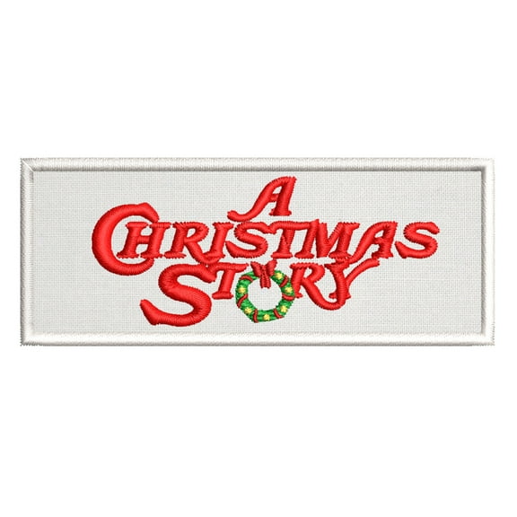 A Christmas Story Embroidered DIY Iron on or Sew-on Decorative Patch Badge Emblem Appliques Holiday Stocking Christmas Series