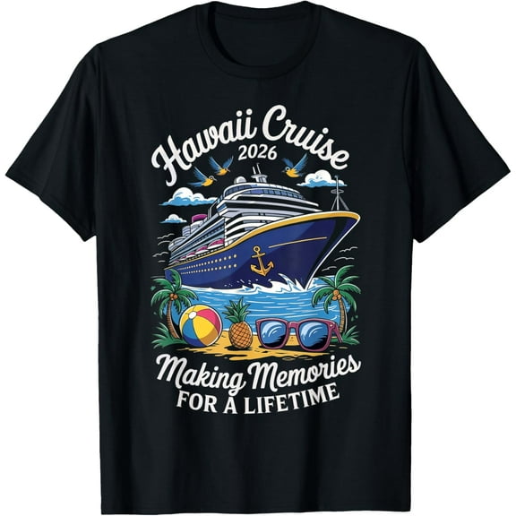 Hawaii Cruise 2026 Vacation Trip Matching Family Group T-Shirt tee