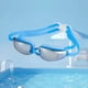 thumbnail image 3 of Gafas de Natación con Montura Grande, Galvanizadas, para Miopía, Correas Ajustables, Lentes Antivaho de Alta Definición, Sellado Hermético, Duraderas y Resistentes a Arañazos, para Adultos, Piscina I, 3 of 4