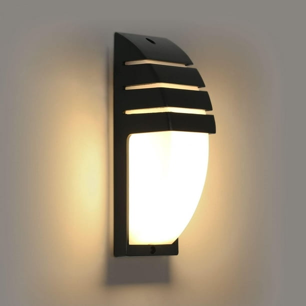 Applique Lumière Extérieure Entrée Lampe Murale Extérieur IP54 Noir-Mat  Hauteur