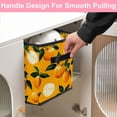 thumbnail image 5 of RATGDN Collapsible Fabric Cube Storage Bin with Double Handles for Living Room Bedroom Office Black - Orange Juice Fruit, 5 of 7