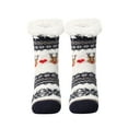 thumbnail image 2 of Lilgiuy Women Christmas Socks Winter Soft Warm Cozy Plush Slipper Socks Thicken Anti-slip Knit Sleeping Socks for Xmas Gifts, 2 of 2
