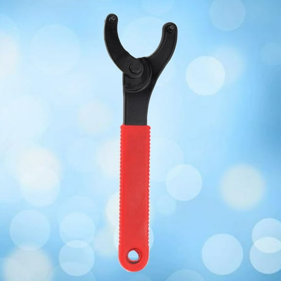 HONITANO Bike Chainring Nut Wrench 1Pcs Red Iron Plastic Bicycle Maintenance Tool Adjustable Design