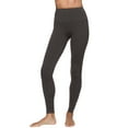 thumbnail image 2 of Felina Velvety Soft High-Waisted Legging  Comfortable, Curve-Hugging, 4-Way Stretch, Lightweight, No-Center Seam Design (Heather Charcoal, X-Large), 2 of 3