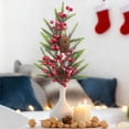 thumbnail image 4 of Christmas Berry Picks Stems, Artificial Red Berry & Pine Spray with Pinecones for Vase Fillers, Christmas Tree Decorations, DIY Wreaths, Garlands, and Festive Floral Arrangements for Home, 4 of 6