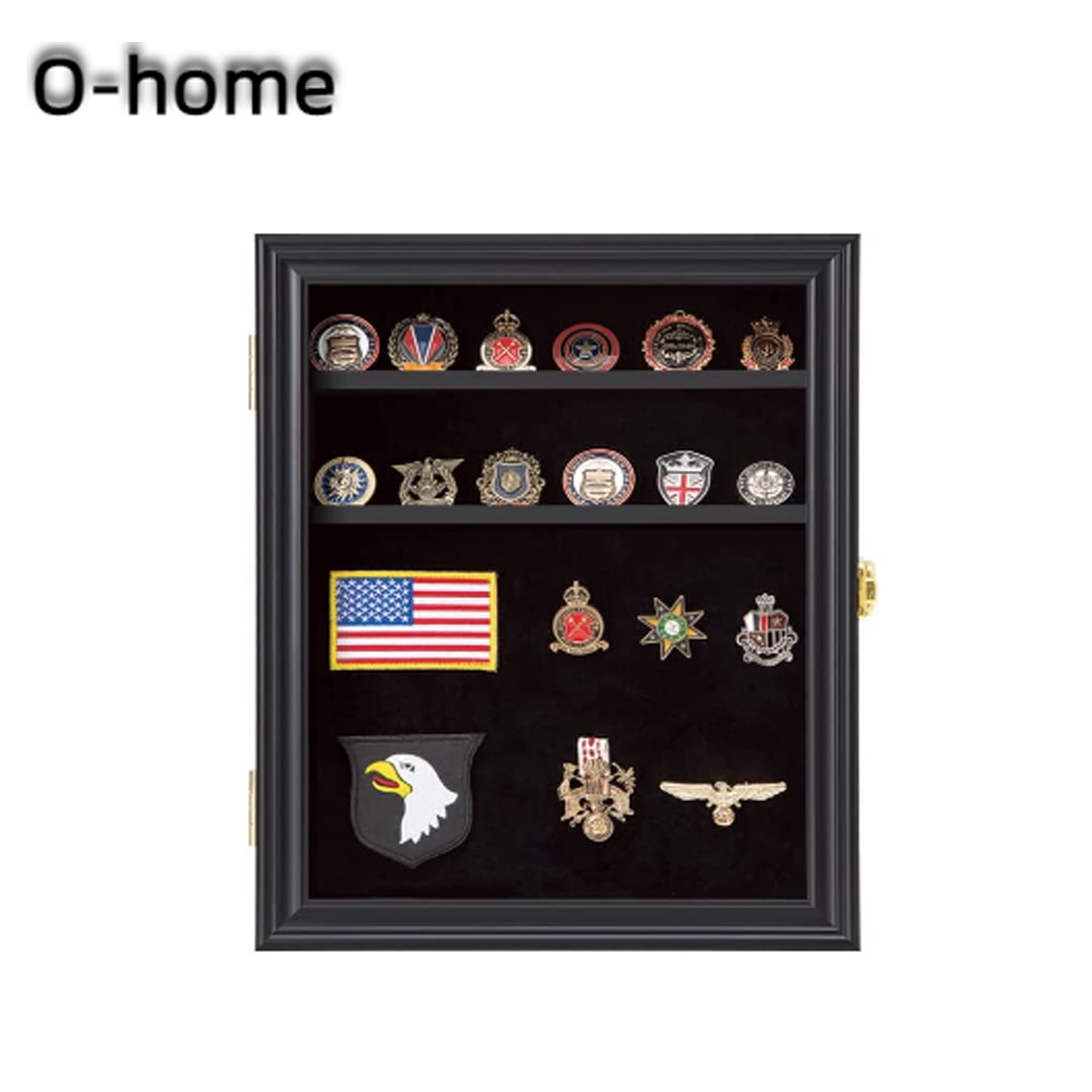 Medals Display Case Military Challenge Coin Display Shadow Box