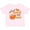 AD-Pink, variant on Cutest Pumpkin in the Patch with Orange Heart Boys or Girls Toddler T-Shirt