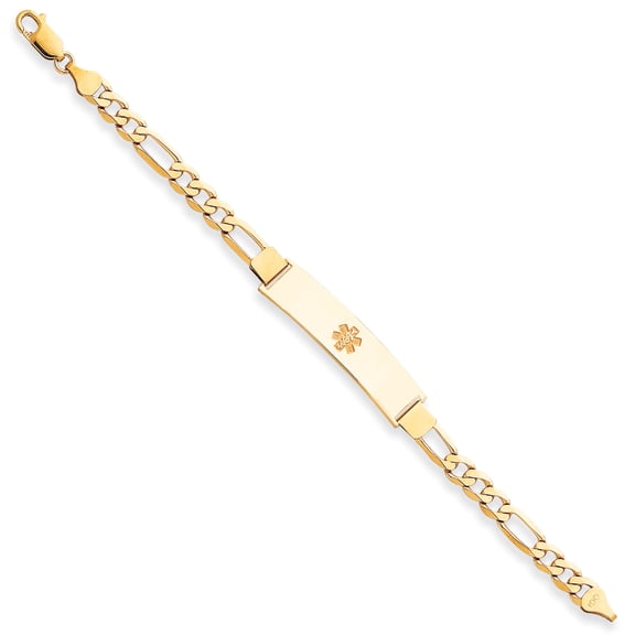 14k Non-enameled Medical ID Bracelet