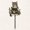 #01Z Cat, variant on Animal Reading Garden Stake 12in Metal Bookworm Decor, Cute Cat Dog Highland Cow Outdoor Yard Art for Flower Bed Pathway