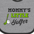 thumbnail image 4 of Inktastic Mommys Little Golfer with Golf Club and Ball Boys or Girls Baby Bib, 4 of 4