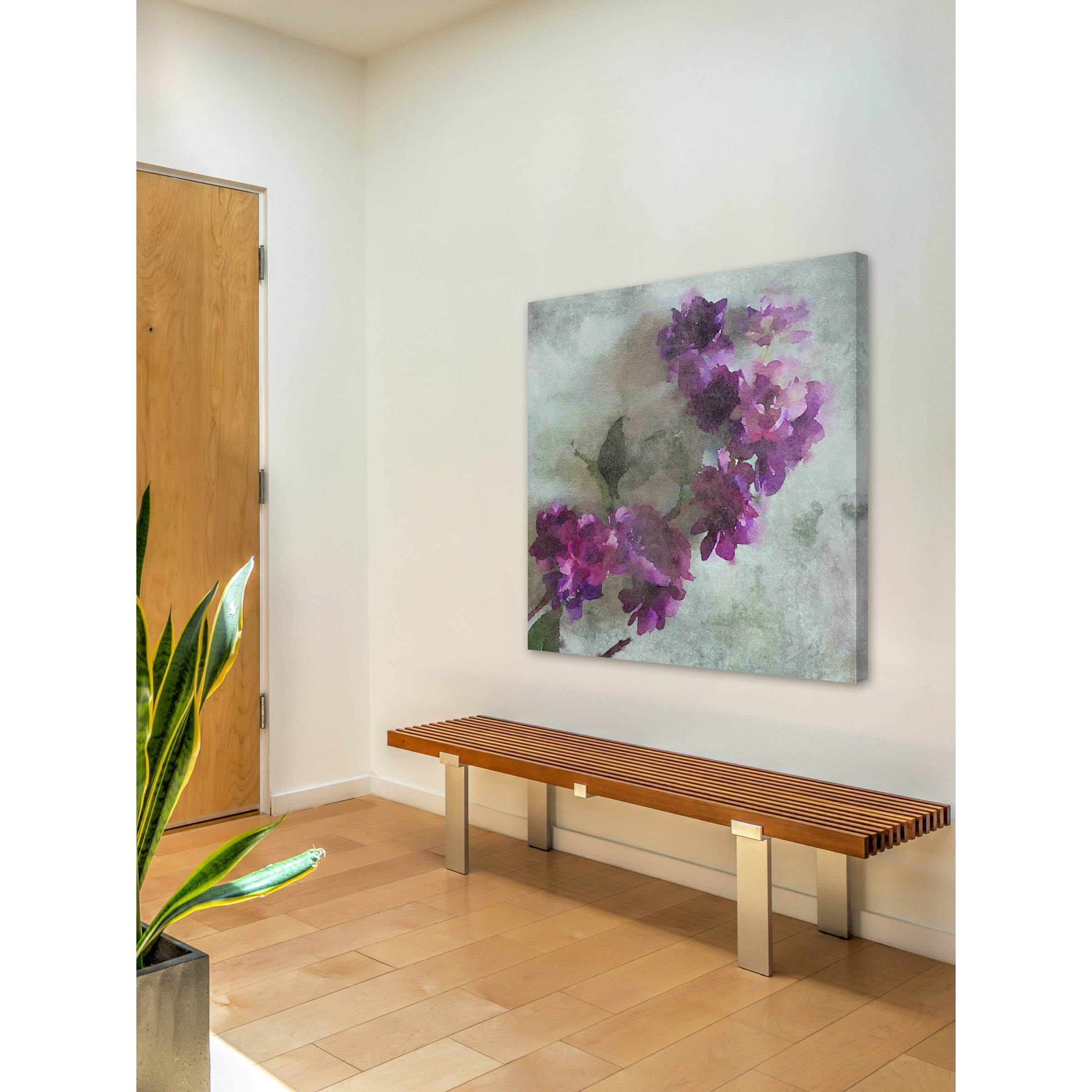 Marmont Hill - "Purple Sensation 2" by Irena Orlov Painting Print on Wrapped Canvas