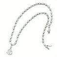 thumbnail image 2 of Cheryl M Sterling Silver Rhodium Plated Pear CZ 17in Necklace (Weight: 26.43 Grams, Length: 17 Inches), 2 of 3