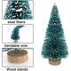 thumbnail image 2 of 35pcs Árbol de Navidad Árbol de Navidad falso Mini árboles de sisal con base de madera Ideal para decoración de Navidad Dormitorio Fiesta de bricolaje - 4 tamaños esquí esquí Gafas de esquí, 2 of 5