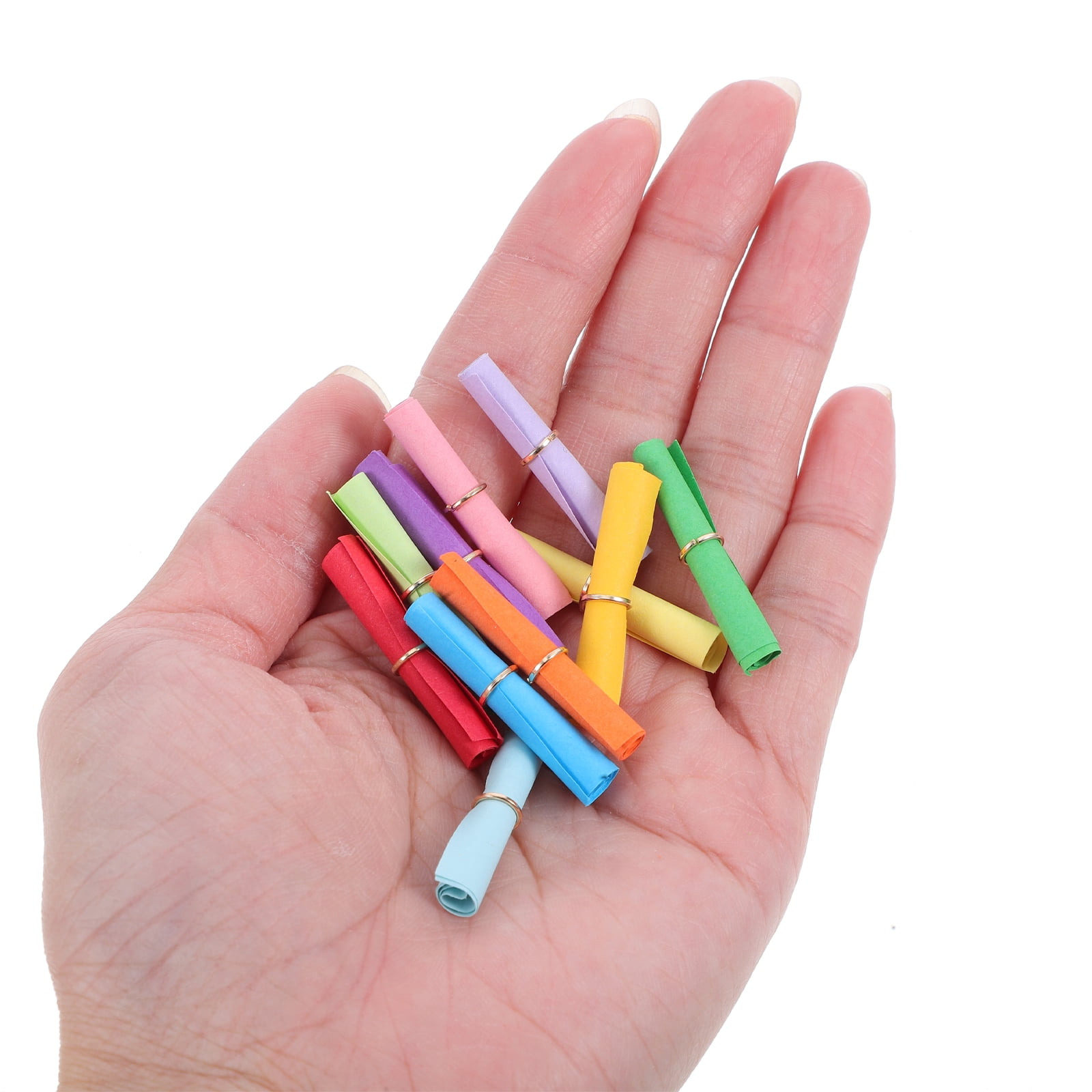 Masteelf 300 Pcs Message Paper Scroll Wishing Paper Lovers 6.00X3.00X0.02CM