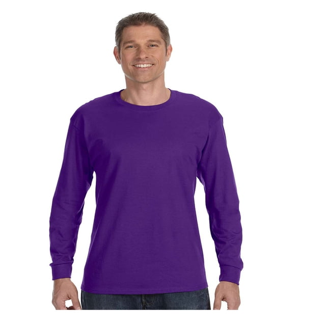 Gildan T-Shirt en Tricot Côtelé Épais à Col Ruban Prélavé pour Homme, Style G5400