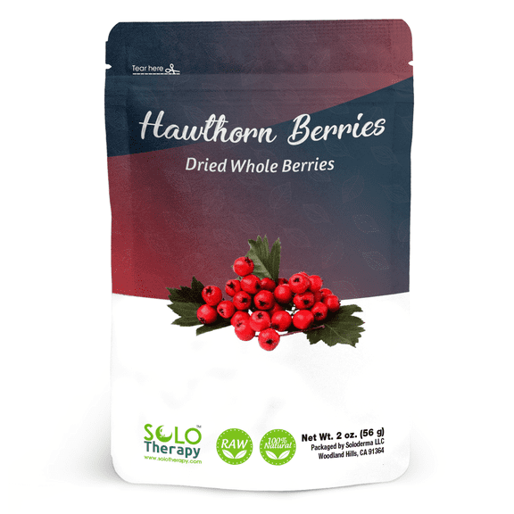 Hawthorn Dried Whole Berries - 56 grams