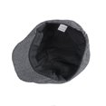 thumbnail image 3 of Sombrero de Boina Gorro de Cumpleaños Otoño Sombrero de Tweed Sombrero Plano para, 3 of 10