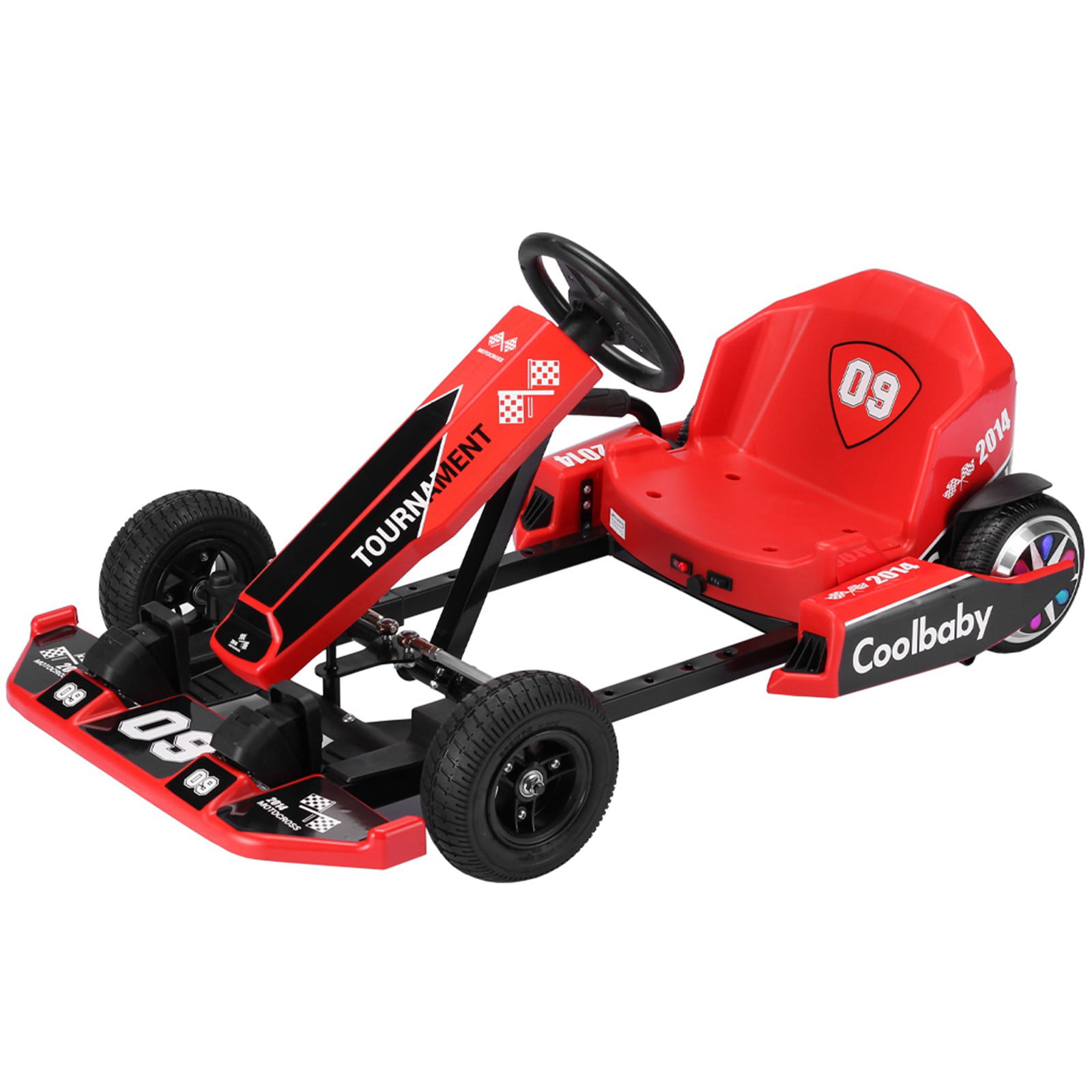 With Flashing Lights Outdoor Racing Scooter,Riding Toy Details about   ❤Electric Kart Drifting 