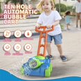 thumbnail image 2 of Máquina automática de burbujas para cortacésped, soplador para hacer jabón, andador de actividades para bebés, juguetes para niños al aire libre, regalo para niños, 2 of 4