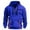 Blue, variant on KeShDi Hoodies Cute Hoodie Men Printed Long Sleeve Hooded Sweatshirts Pocket Workwear Hoodie Gray 4X