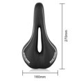 thumbnail image 2 of Sillín de bicicleta MTB Wdftyju cojín hueco transpirable suave negro, 2 of 7